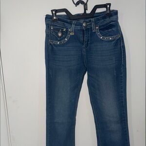 Say What? Dark Blue Skinny Jeans